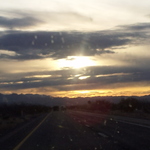 Sunset over Arizona