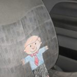  Flat Stanley  took a turn driving our truck!
